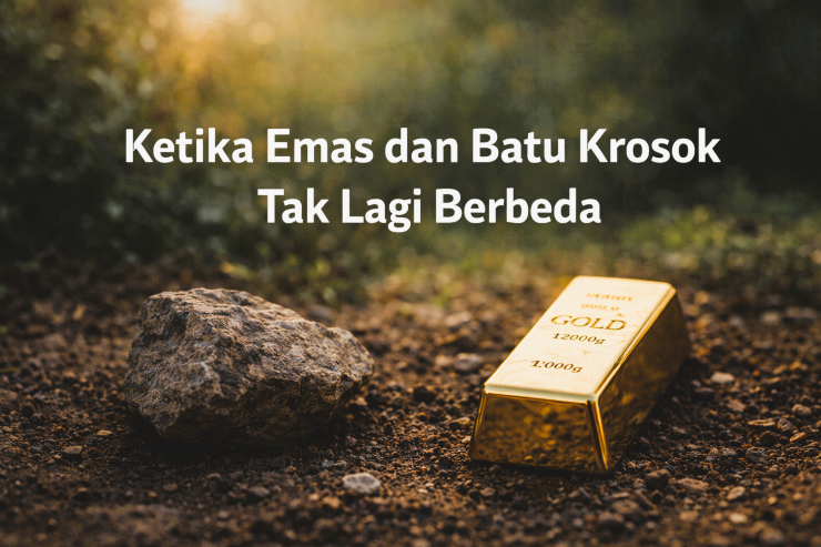Ketika Emas dan Batu Krosok Tak Lagi Berbeda