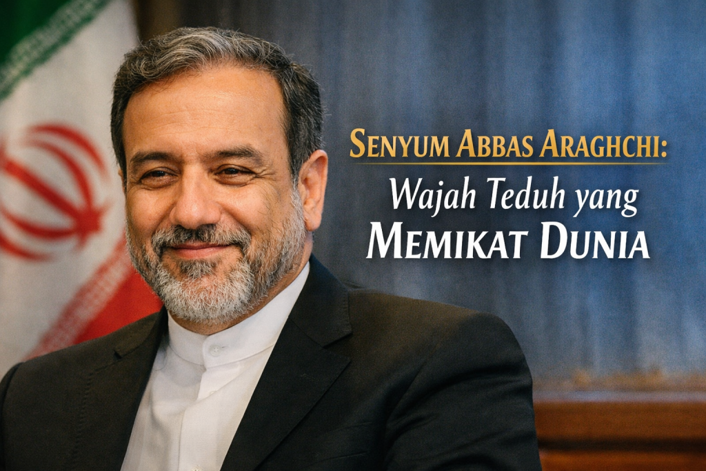 Senyum Abbas Araghchi