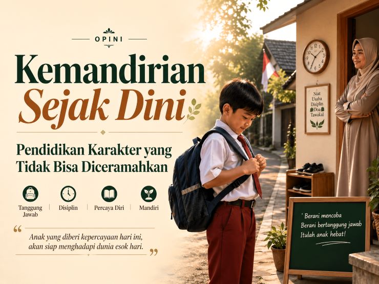 Kemandirian dan Pendidikan Karakter Sejak Dini