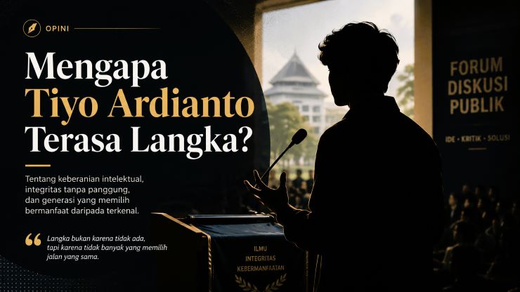 Mengapa Tiyo Ardianto Terasa Langka